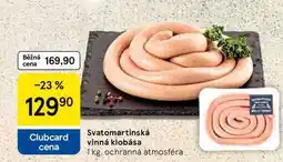Tesco Svatomartinská vinná klobása, 1 kg nabídka