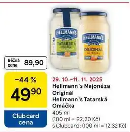 Tesco Hellmann's Tatarská Omáčka, 405 ml nabídka