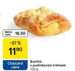 Tesco Buchta s pudinkovým krémem, 100 g nabídka