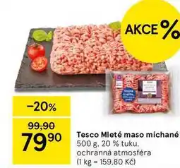 Tesco Tesco Mleté maso míchané, 500 g. 20 % tuku nabídka
