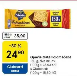 Tesco Opavia Zlaté Polomáčené, 150 g, dva druhy nabídka