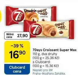 Tesco 7Days Croissant Super Max, 110 g nabídka