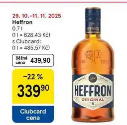 Tesco Heffron, 0,7 l nabídka