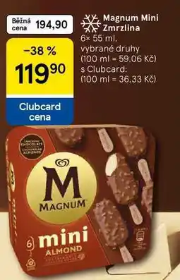 Tesco Magnum Mini Zmrzlina, 6x 55 ml nabídka