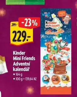 Albert Kinder Mini Friends Adventní kalendář 164 g nabídka