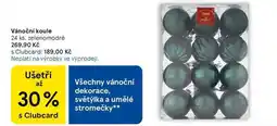 Tesco Vánoční koule, 24 ks, zelenomodré nabídka