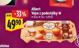 Albert Albert Vejce z podestýlky M 10 ks nabídka