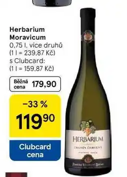 Tesco Herbarium Moravicum, 0.75 l nabídka