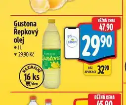 Albert Gustona Řepkový olej 1 l nabídka
