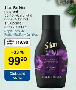 Tesco Silan Parfém na praní, 30 PD nabídka