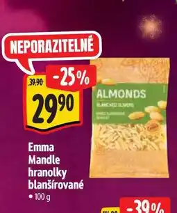 Albert Emma Mandle hranolky blanšírované 100 g nabídka