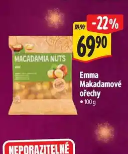 Albert Emma Makadamové ořechy 100 g nabídka