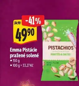 Albert Emma Pistácie pražené solené 150 g nabídka