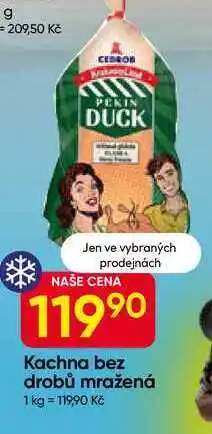 Hruška Kachna bez drobů mražená 1 kg nabídka