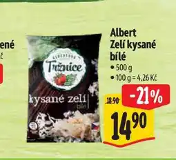 Albert Albert Zelí kysané bílé 500 g nabídka