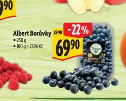 Albert Albert Borůvky 250 g nabídka