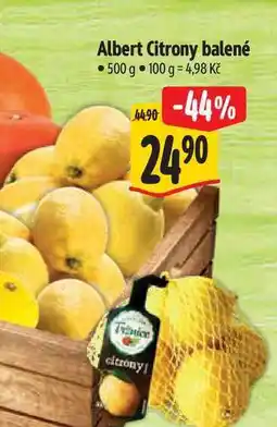 Albert Albert Citrony balené 500 g nabídka