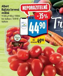 Albert Albert Rajčata červená oválná 500 g nabídka