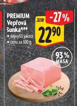 Albert PREMIUM Vepřová šunka 00 g nabídka