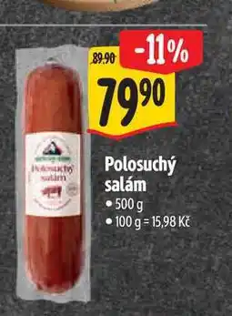 Albert Polosuchý salám 500 g nabídka