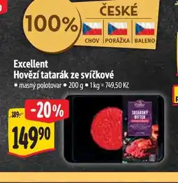 Albert Excellent Hovězí tatarák ze svíčkové 200 g nabídka