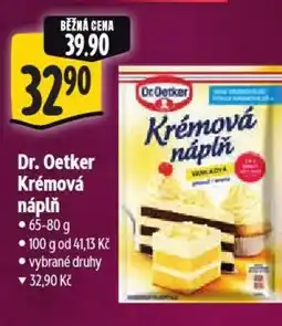 Albert Dr. Oetker Krémová náplň nabídka