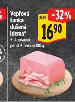 Albert Vepřová šunka dušená Idema 100 g nabídka