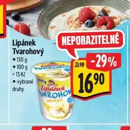 Albert Lipánek Tvarohový 130 g nabídka