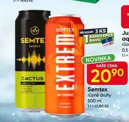 Hruška SEMTEX ENERGY 0,5l plech nabídka