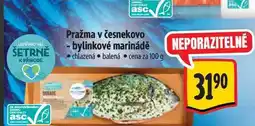 Albert Pražma v česnekovo - bylinkové marinádě 100 g nabídka