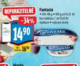 Albert Danone Fantasia, různé druhy 118 g nabídka