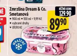 Albert Zmrzlina Dream & Co Smetanová 900 ml nabídka