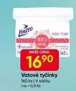 Hruška Linteo Vatové tyčinky 160 ks nabídka