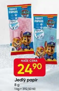 Hruška Jedlý papír 8 g nabídka