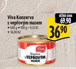 Albert Viva Konzerva s vepřovým masem 400 g nabídka