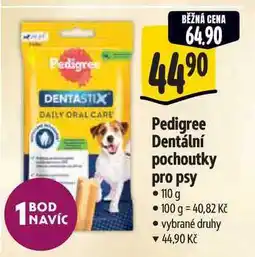 Albert Pedigree Dentální pochoutky pro psy 110 g nabídka