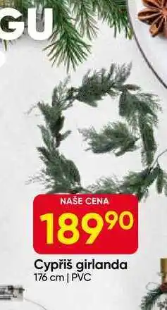 Hruška Cypřiš girlanda 176 cm | PVC nabídka