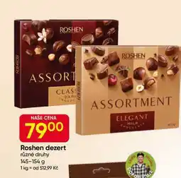 Hruška Roshen dezert různé druhy 145-154 g nabídka