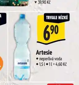 Albert Artesie neperlivá voda 1,5 l nabídka