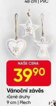 Hruška Vánoční závěs různé druhy 9 cm nabídka