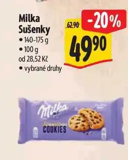 Albert Milka Sušenky 140-175 g nabídka