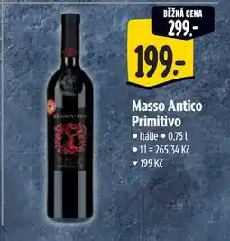 Albert Masso Antico Primitivo 0,75 l nabídka