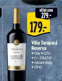 Albert Viña Tarapacá Reserva 0,75l nabídka
