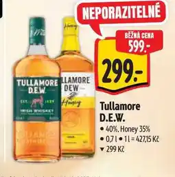 Albert Tullamore D.E.W. 40%, Honey 35% 0,71 nabídka