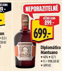 Albert Diplomático Mantuano 0,7 l nabídka