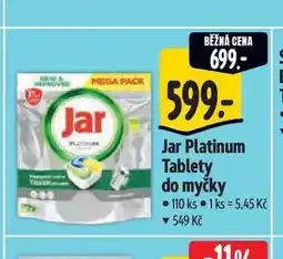 Albert Jar Platinum Tablety do myčky 110 ks nabídka