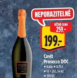 Albert Cavit prosecco doc 0,75 l nabídka