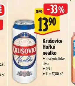 Albert Krušovice Hořké nealko 0,5 l nabídka