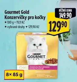 Albert Gourmet Gold Konzervičky pro kočky 100 g nabídka