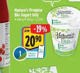 Albert Nature's Promise Bio Jogurt bílý 400 g nabídka